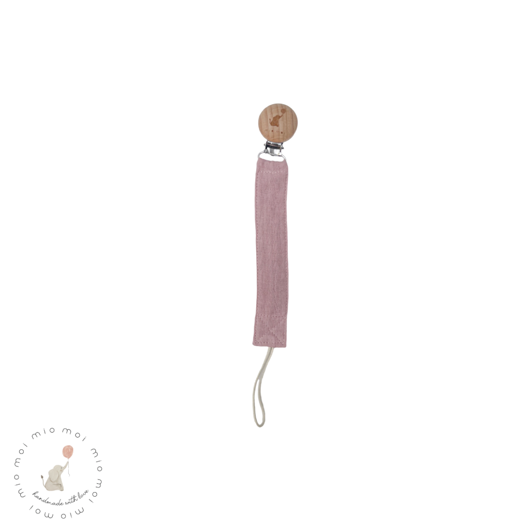 Porta Chupon de tela | Dusty Pink