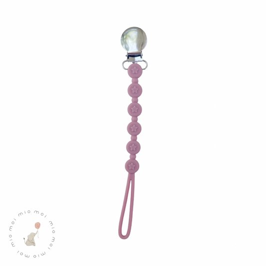 Porta Chupon de metal | Dusty Pink