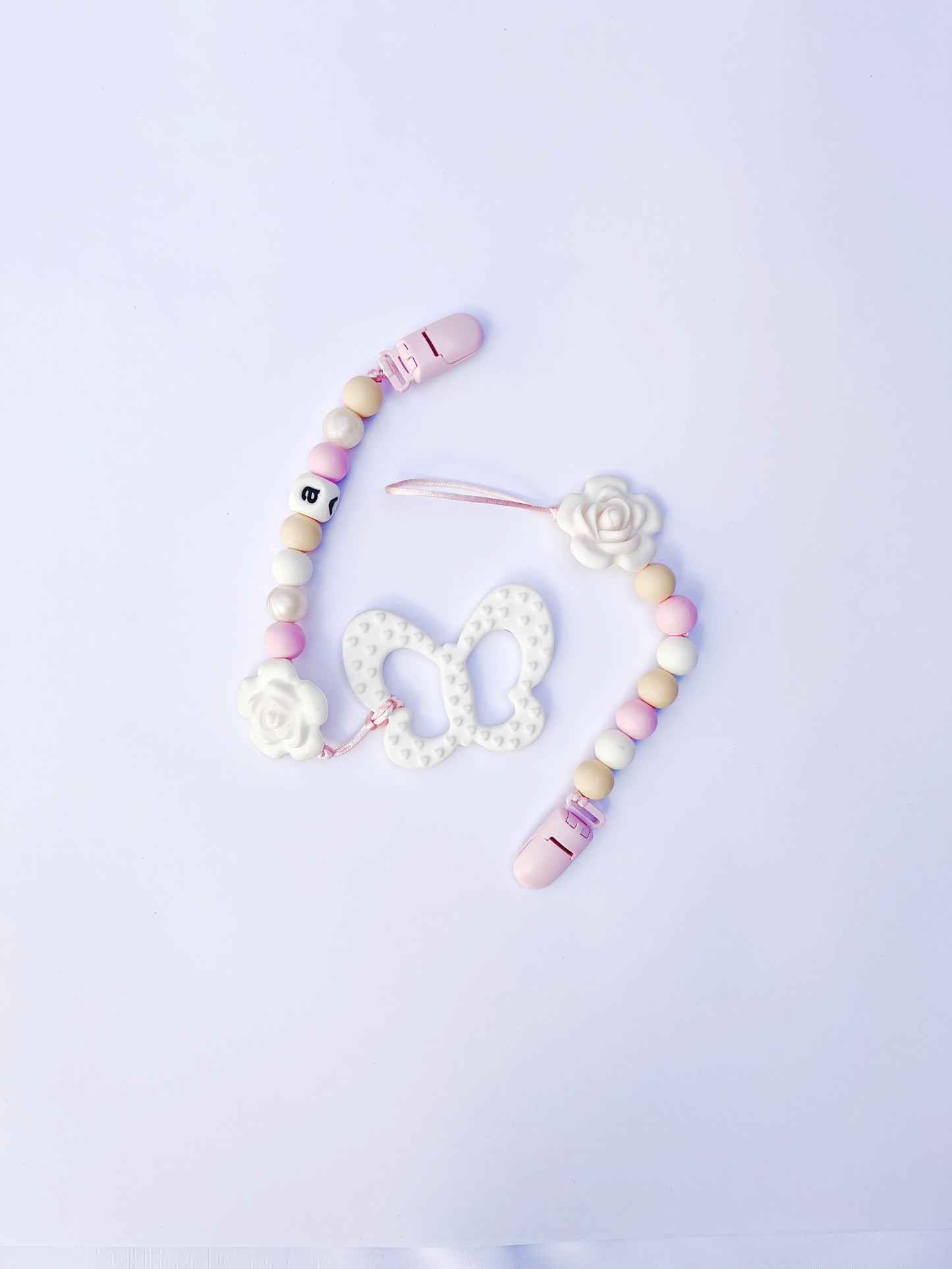 Clip sencillo rosa