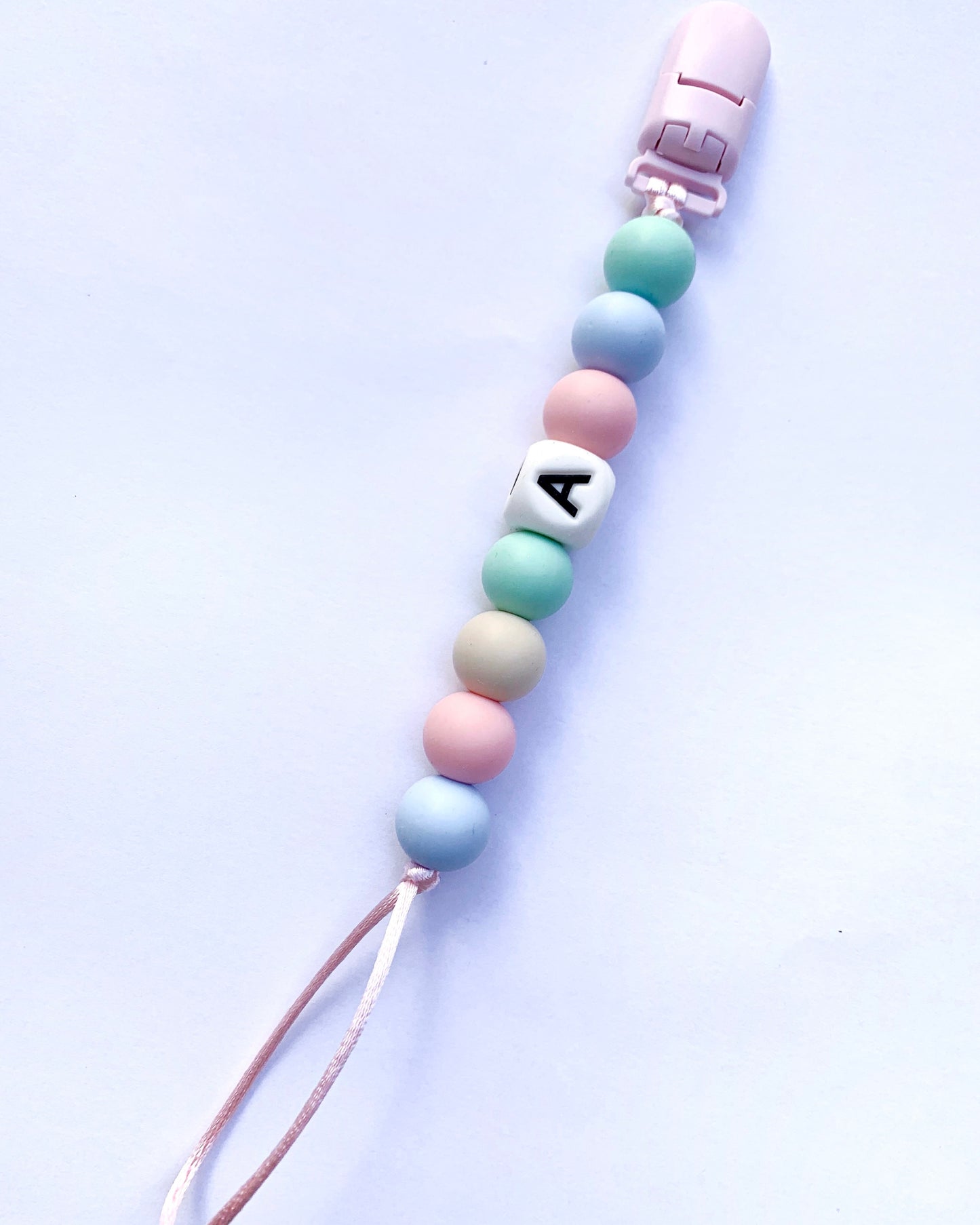 Clip sencillo pastel rainbow